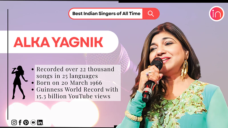 Best Indian Singers of All Time Alka Yagnik