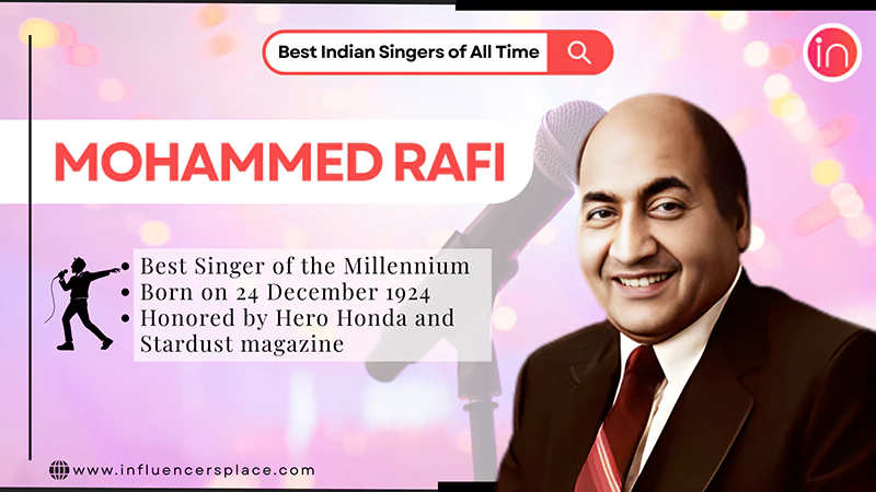 Best Indian Singers of All Time Mohammed Rafi