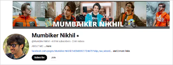 Mumbiker Nikhil