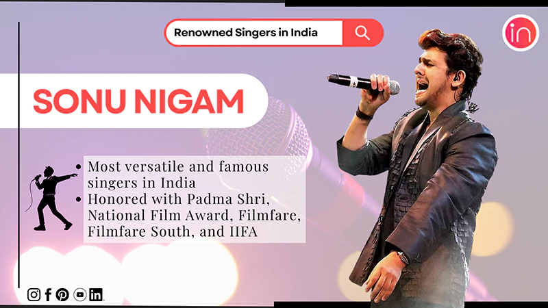 Renowned Singers in India Sonu Nigam