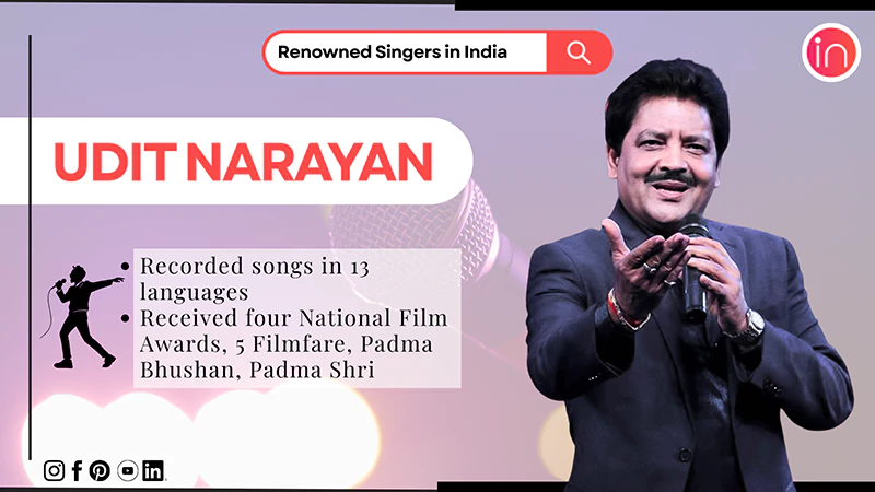 Renowned Singers in India Udit Narayan