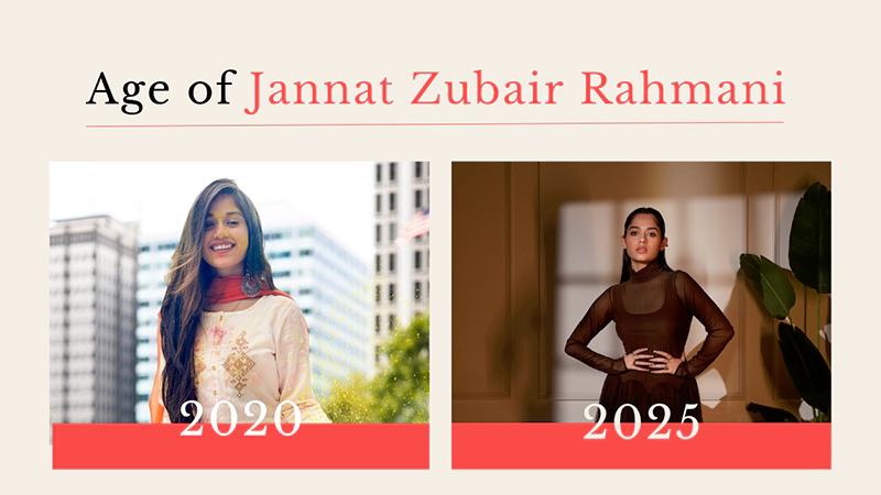 Age of Jannat Zubair Rahmanii