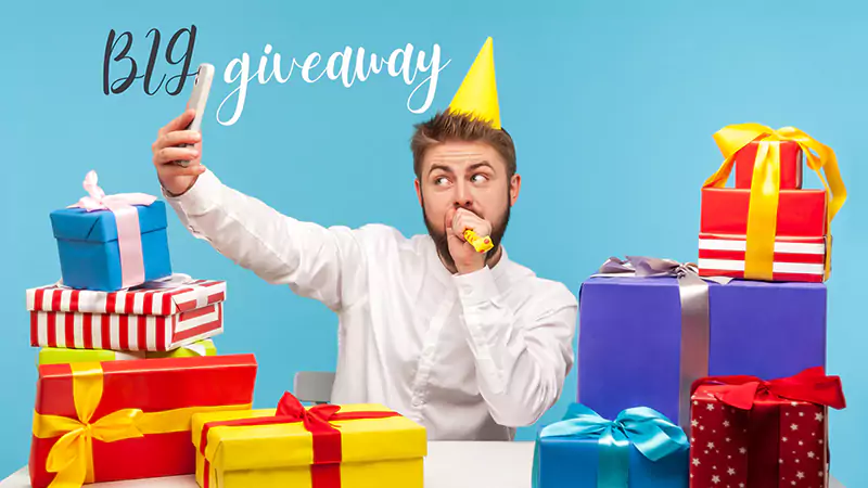 Giveaways by influencers