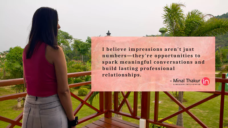 Minal Thakur linkedIn Influencer