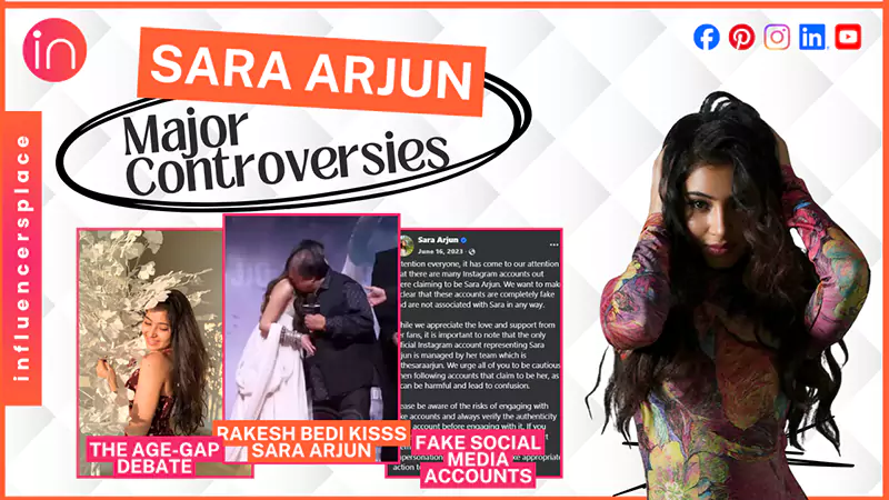 Sara Arjun Major Controversies