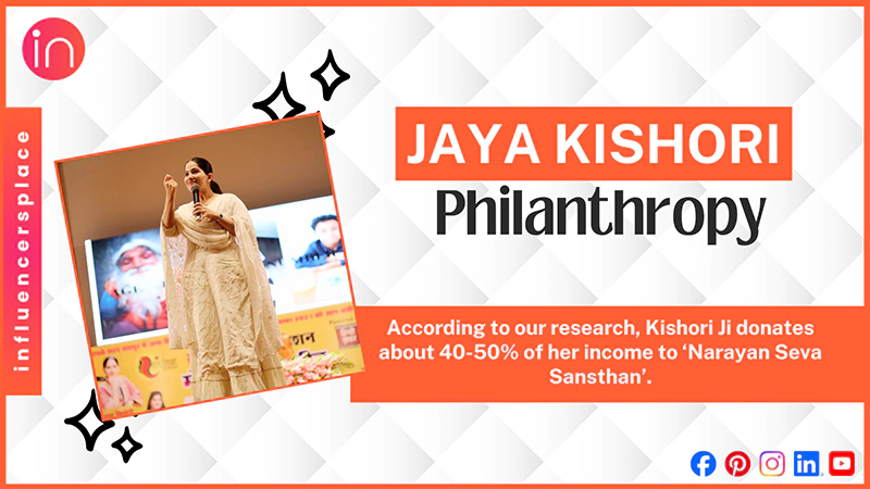 Jaya Kishori Philanthropy