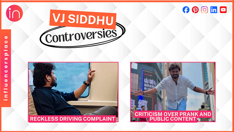 VJ Siddhu Controversies