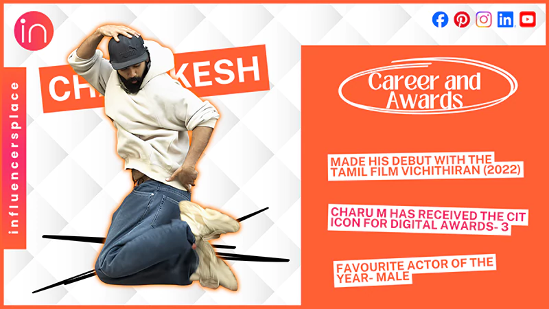 Charukesh Career and Awards