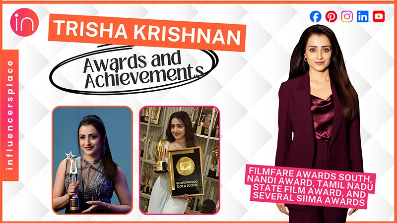 Awards and Achievements of Trisha Krishnan