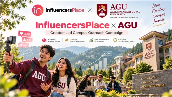 InfluencersPlace X APG Shimla University Influencer Campaign